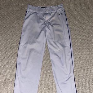 Under Amour Baseball Pants w/Navy Pinstripe